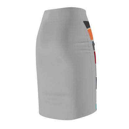 Chess Board Pencil Skirt