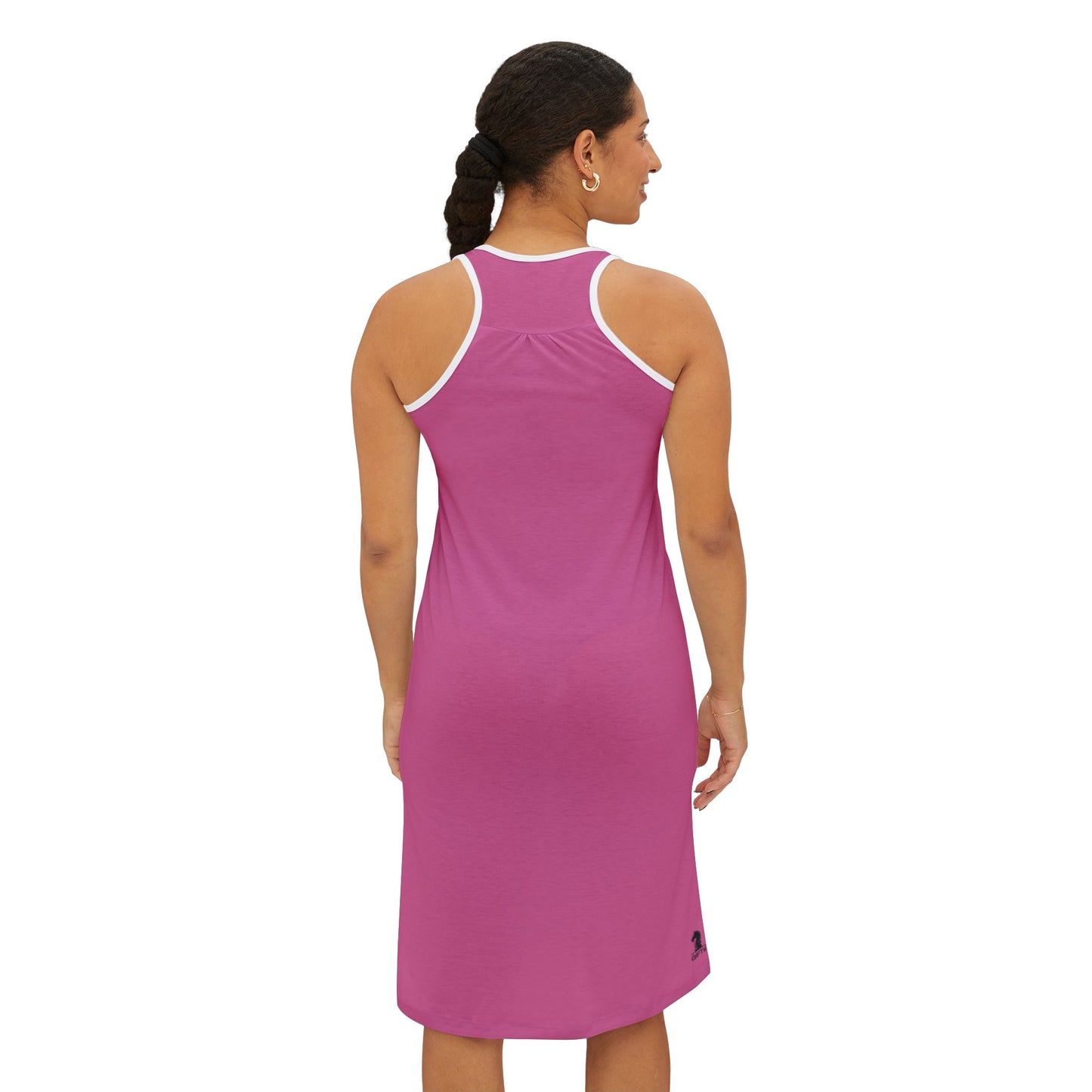 GIFTid Xtra HorseFlower Racerback Dress, Summer Dress, Casual Dress, Beachwear, Everyday Dress