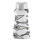 White Sworn Enemy Racerback Dress for Women | Trendy Casual Dress, Summer Outfit, Beachwear, Daily Dress, Unique Gift Idea