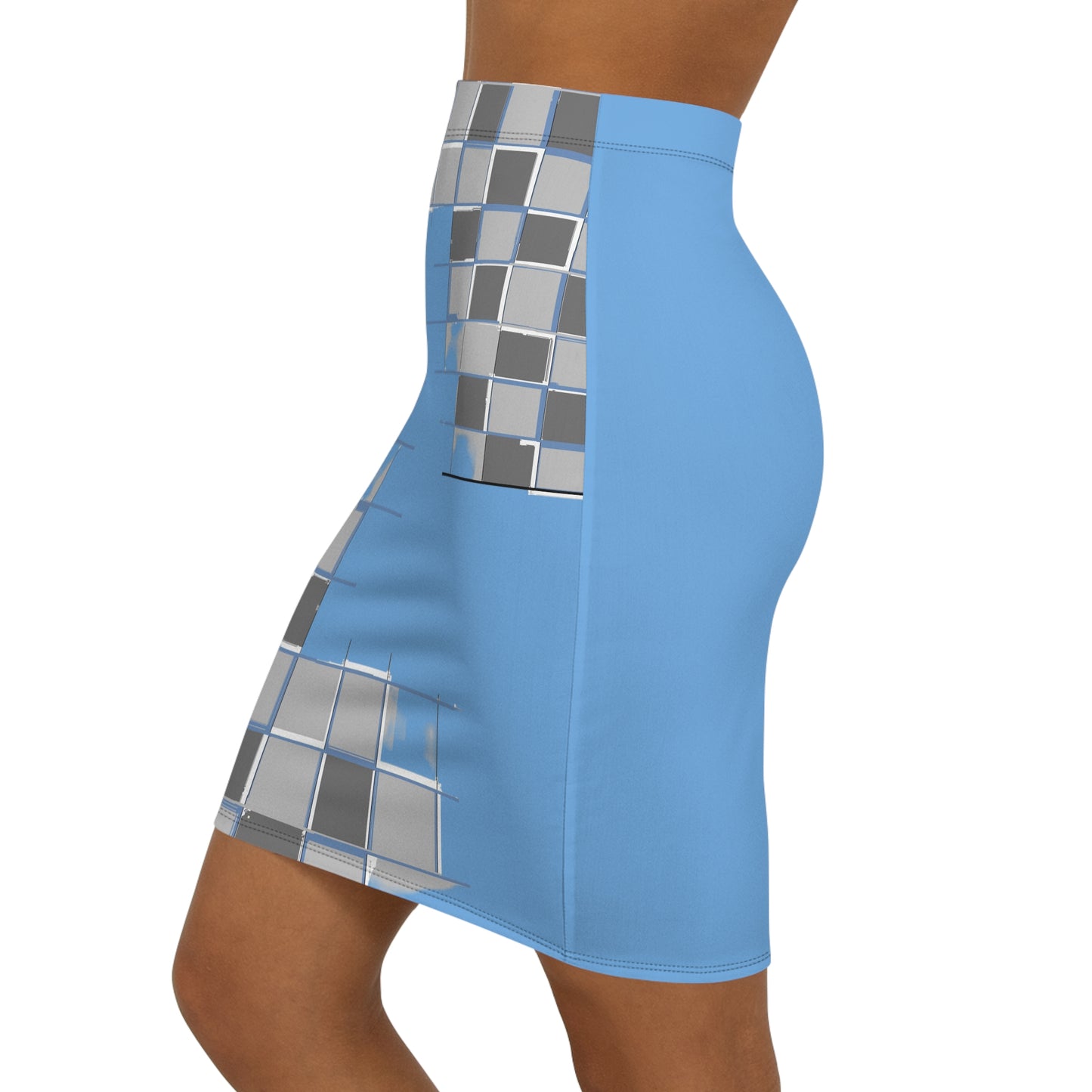 GIFTid Choosing Sides Pencil Skirt, Trendy Office Wear, Elegant Evening Outfit, Stylish Summer Skirt, Perfect for Date Night