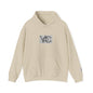 Stylish Unisex Hoodie with Custom "V.O.C." Graphic Design, Cozy Pullover, Casual Wear, Gift for Him/Her, Perfect for All Seasons