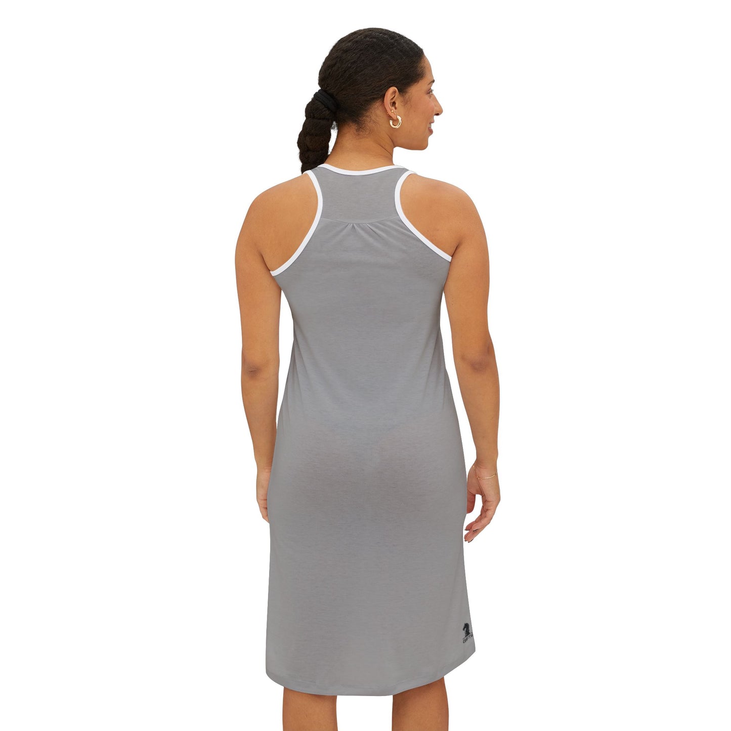GIFTid Xtra HorseFlower Racerback Dress, Summer Dress, Casual Dress, Beachwear, Everyday Dress
