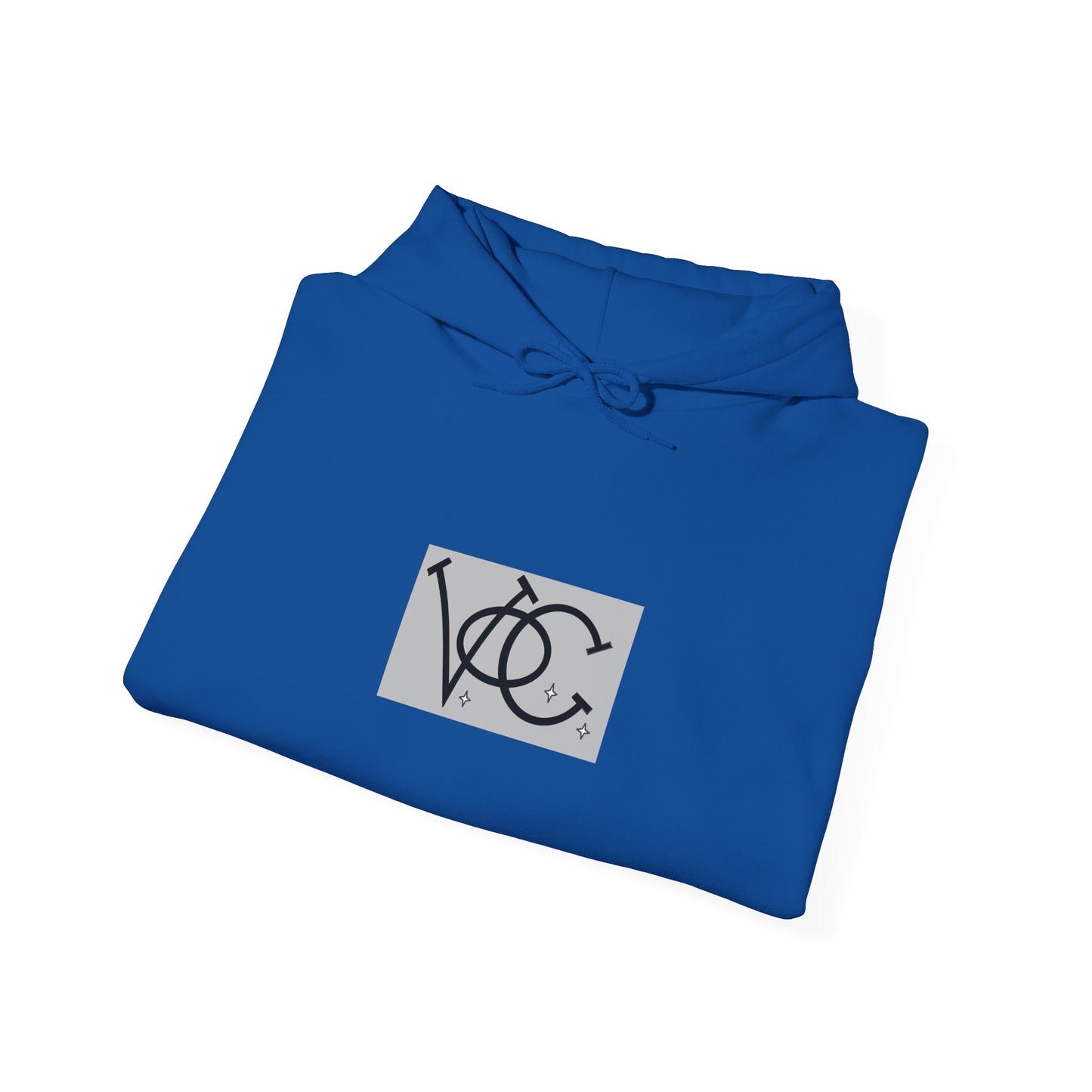 Stylish Unisex Hoodie with Custom "V.O.C." Graphic Design, Cozy Pullover, Casual Wear, Gift for Him/Her, Perfect for All Seasons