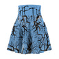 NatureILL Born Killer Skate Skirt Blue - AOP | Trendy Outfit for Casual Days, Parties, Festivals, Summer Gatherings, Unique Gift Idea