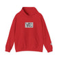 Stylish Unisex Hoodie with Custom "V.O.C." Graphic Design, Cozy Pullover, Casual Wear, Gift for Him/Her, Perfect for All Seasons