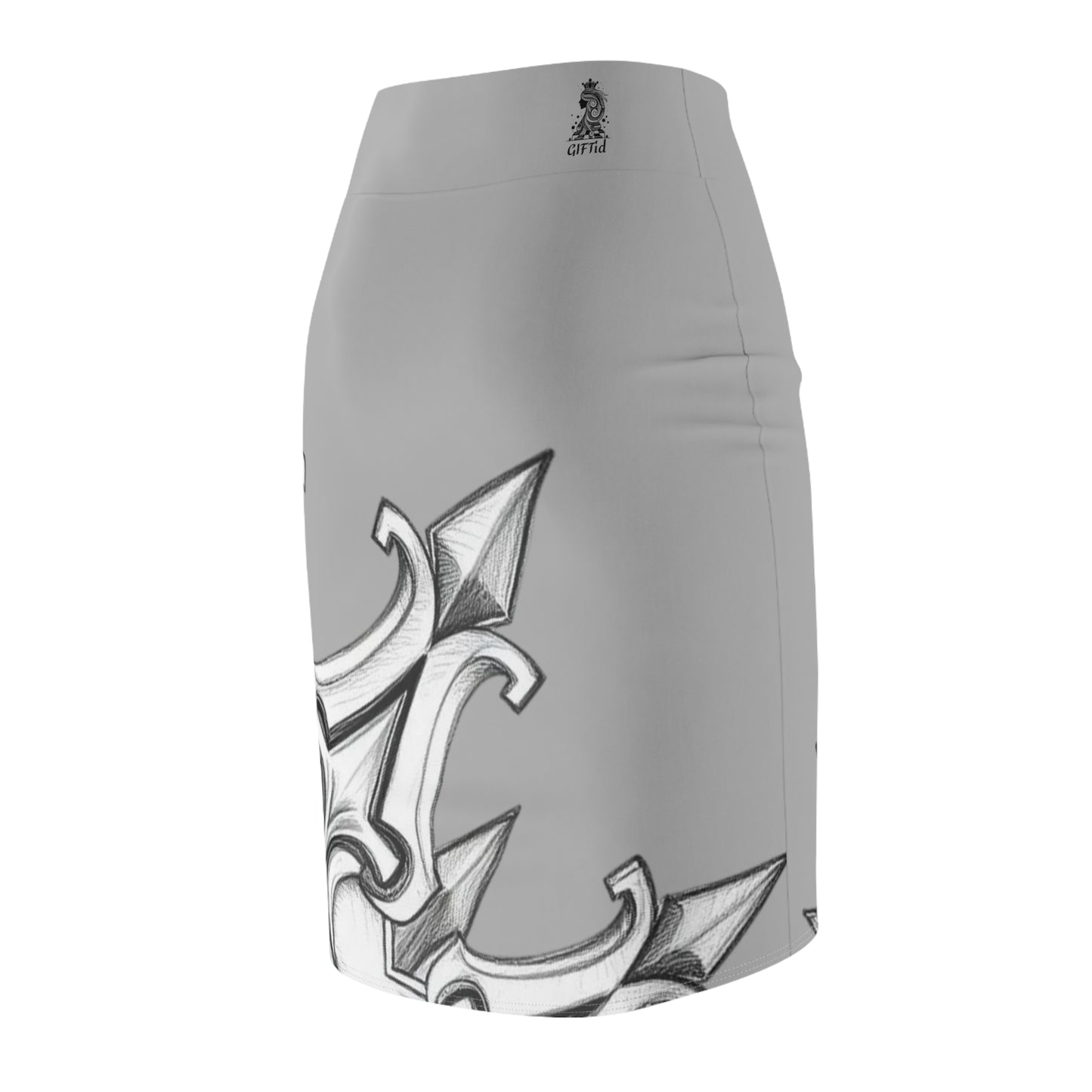 Grey Sharp Curves Pencil Skirt with Unique Design, Elegant Office Attire, Chic Evening Wear, Trendy Skirt for Casual Outings, Perfect [...]