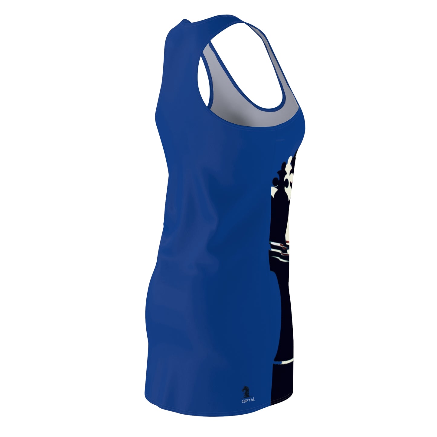 Royal GIFTid Queen Move Racerback Dress | Stylish Summer Dress, Unique Gift, Casual Wear, Chess Lover's Apparel, Trendy AOP Dress