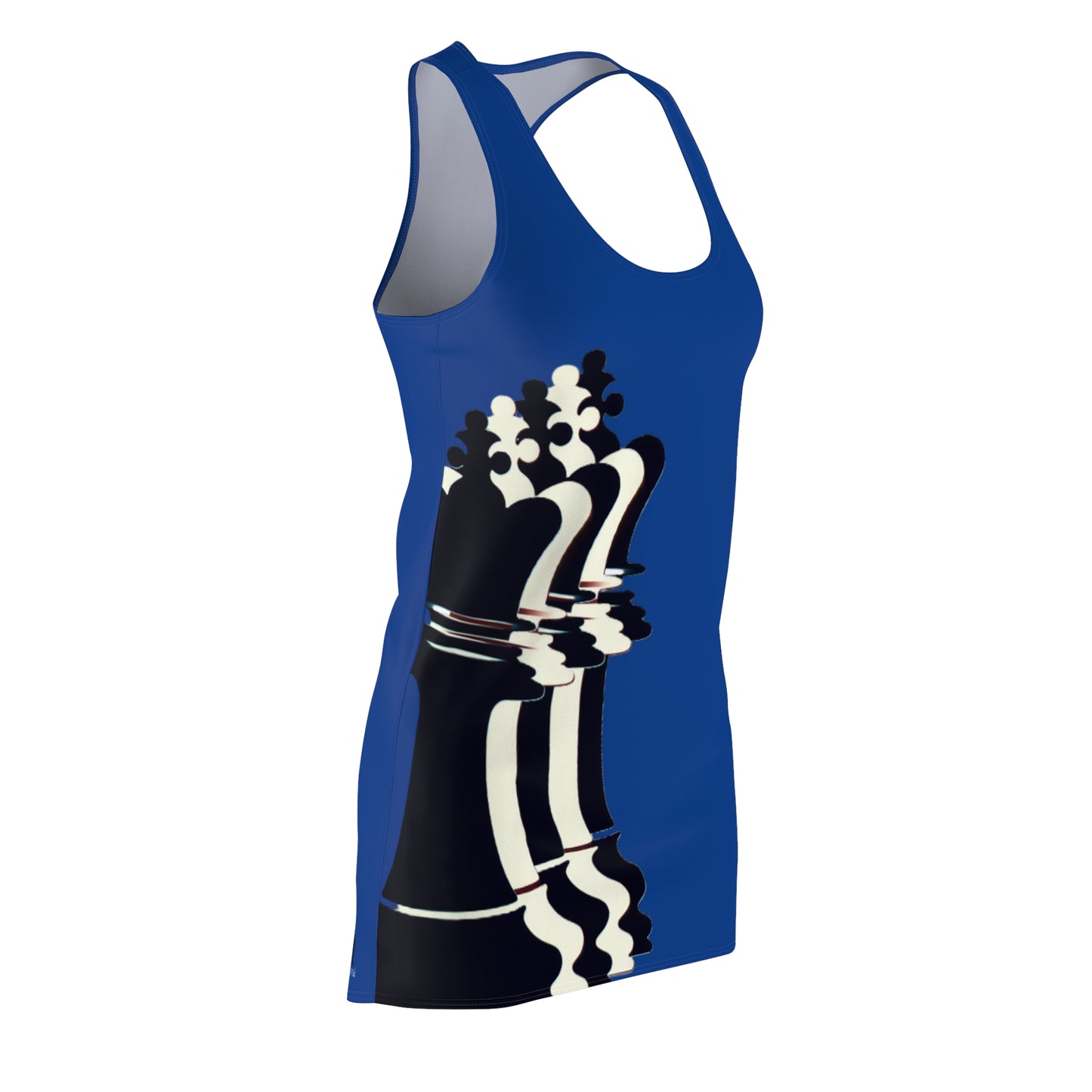 Royal GIFTid Queen Move Racerback Dress | Stylish Summer Dress, Unique Gift, Casual Wear, Chess Lover's Apparel, Trendy AOP Dress