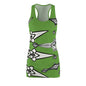 Green Sworn Enemy Racerback Dress for Women | Trendy Casual Dress, Summer Outfit, Beachwear, Daily Dress, Unique Gift Idea