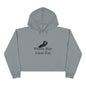 Women Play Chess Too Crop Hoodie, Stylish Women's Hoodie, Gift for "Chess" Lovers, Comfortable Casual Wear, Perfect for Any Occasion