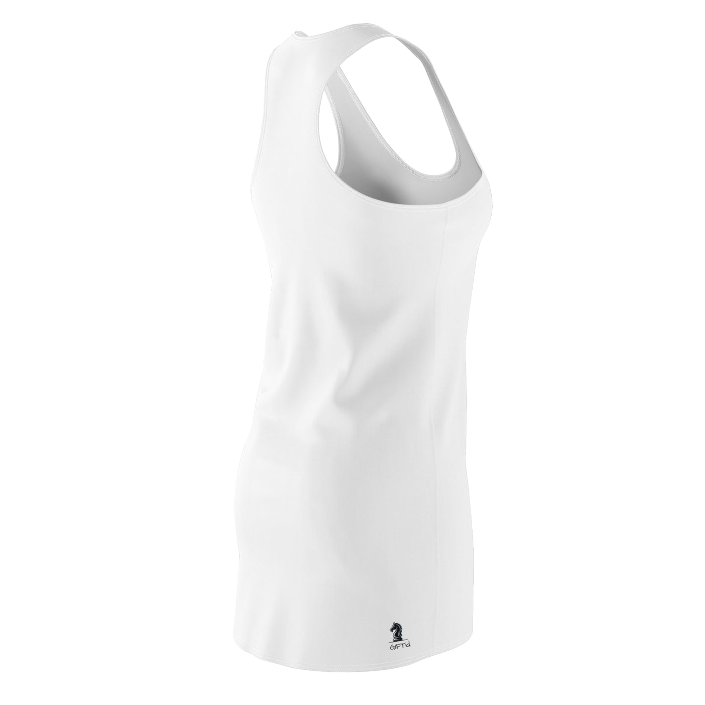 White GIFTid Crazy Knights Racerback Dress GIFTid Horse Chic