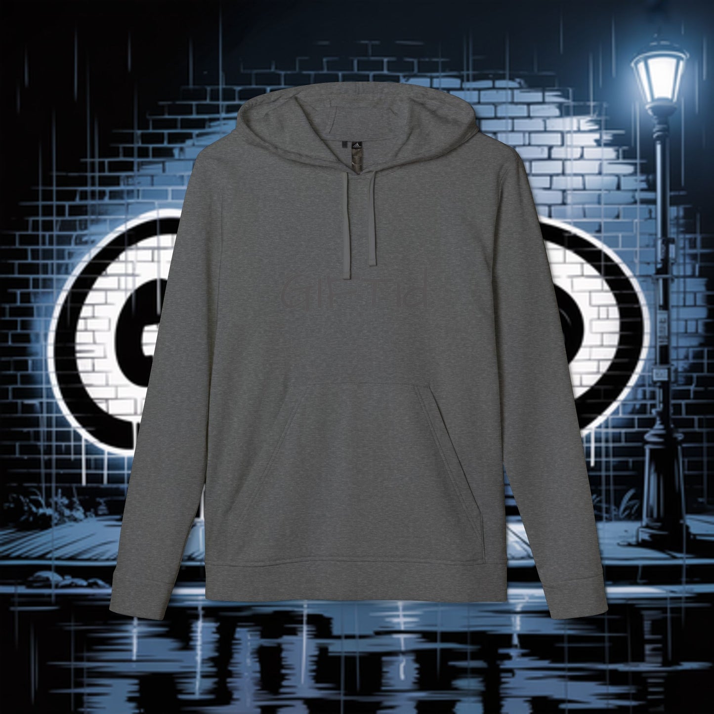 Fleece "Gifted" Adidas Hoodie Cozy Unisex Sweatshirt. Perfect for All Occasions, Sports, Casual Wear, Athleisure